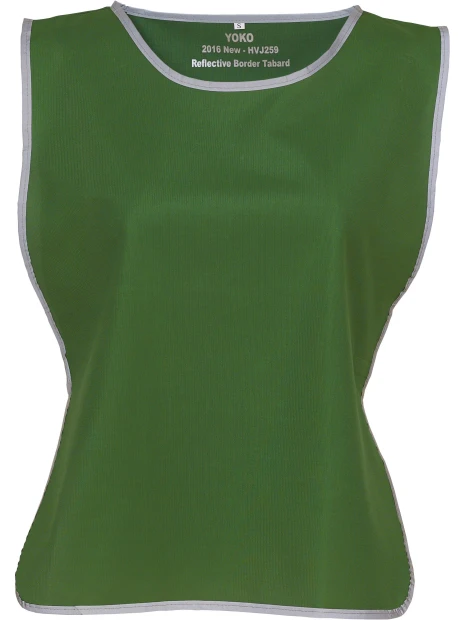 YOKO Chasuble à bordure réfléchissante /api/colors/c4528d45-0983-433d-acd2-f07318195ff8 personnalisable