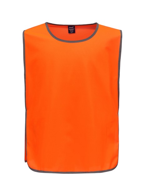 YOKO Chasuble à bordure réfléchissante /api/colors/8788d1a4-2991-42d8-b4b7-20a97adc9f24 personnalisable