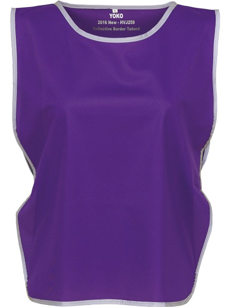 YOKO Chasuble à bordure réfléchissante /api/colors/f28ecd26-255e-4b18-a29c-08c2af1111d3 personnalisable