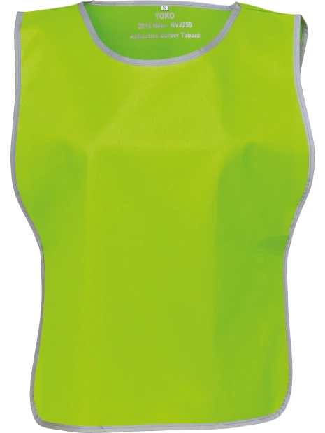 YOKO Chasuble à bordure réfléchissante /api/colors/8facb4b8-f974-4489-9f35-f89e0fd34bf7 personnalisable