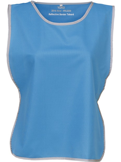 YOKO Chasuble à bordure réfléchissante /api/colors/49a9191d-eea9-4382-af55-65eac0ecb38d personnalisable