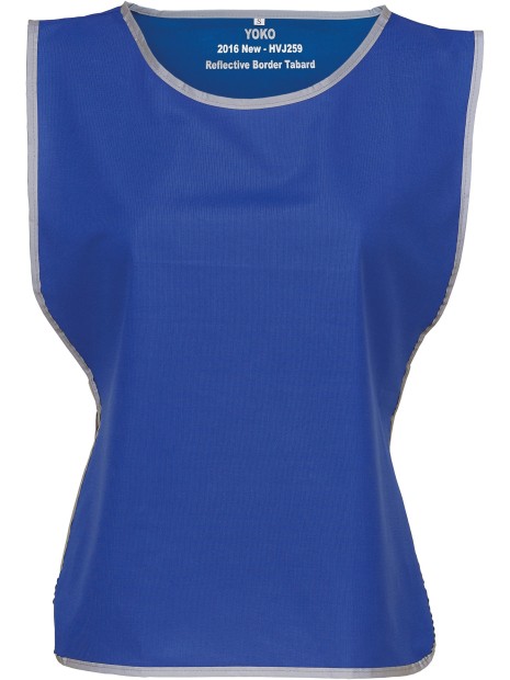 YOKO Chasuble à bordure réfléchissante /api/colors/cdd6ba31-692e-4c2e-b1b4-a3a4a50cf176 personnalisable