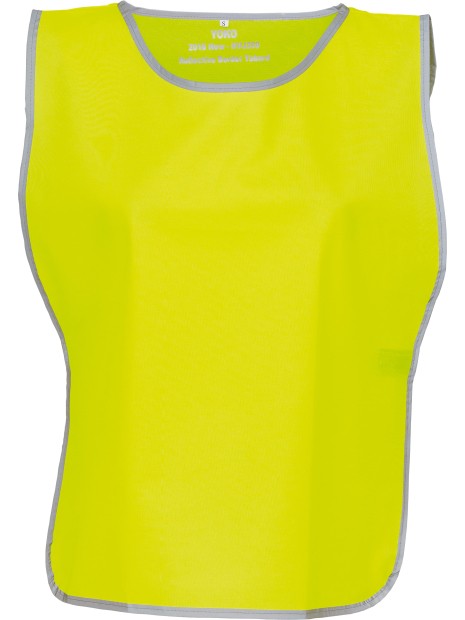 YOKO Chasuble à bordure réfléchissante /api/colors/b6d3a7a0-bb4b-45c6-868e-7a98352317dd personnalisable