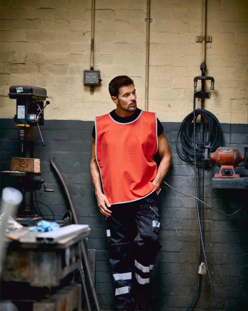 YOKO Hi Vis Reflective Border Tabard Warnwesten personalisierbar