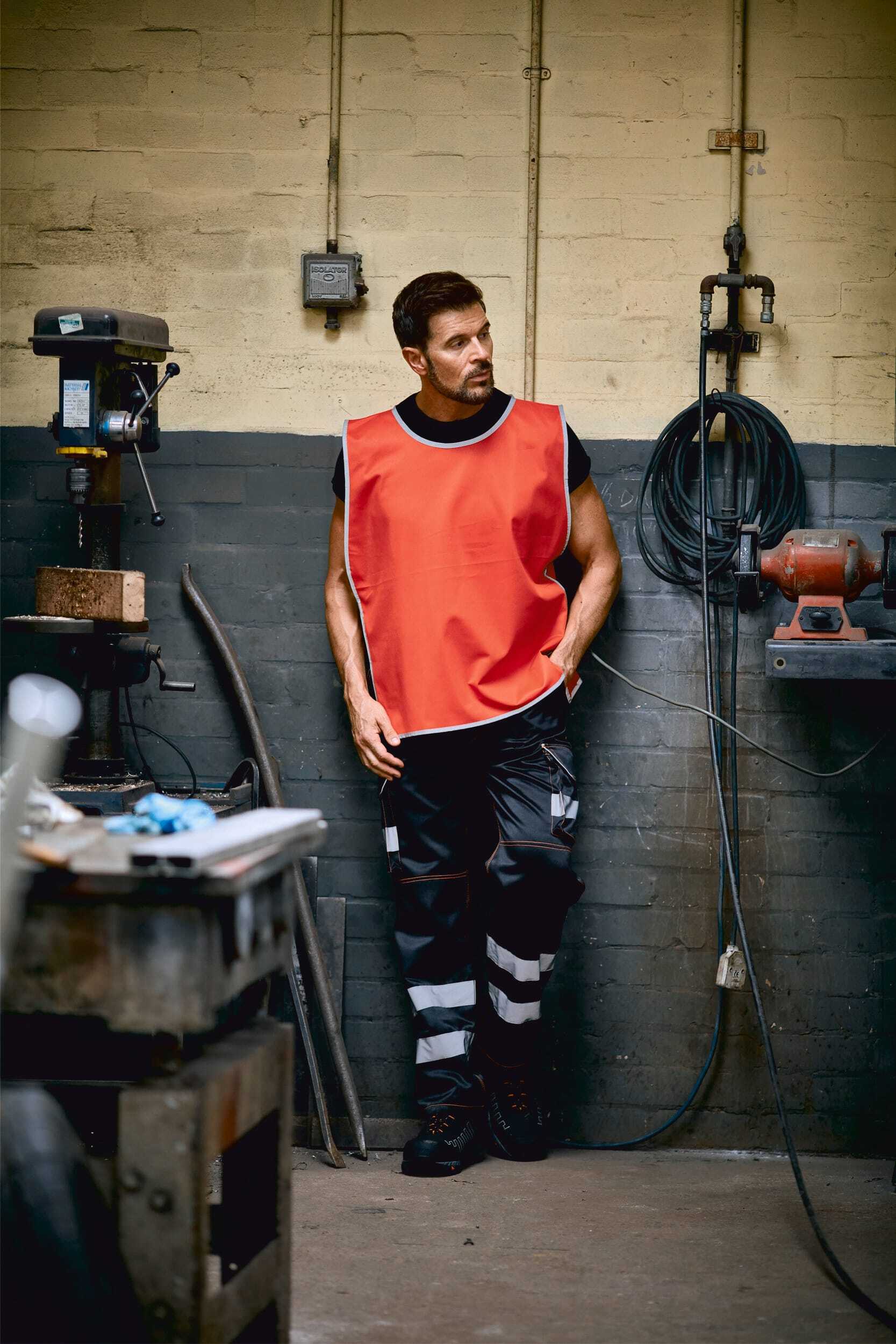 Gilets de sécurité personnalisable YOKO Chasuble à bordure réfléchissante