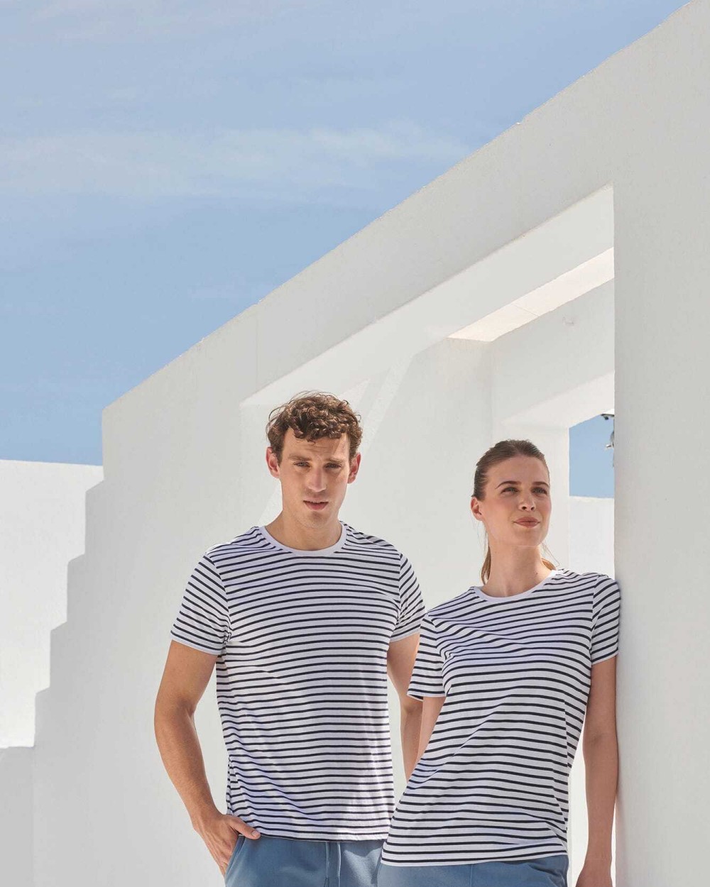 SKINNIFIT Unisex Striped T-shirt T-Shirts personalisierbar