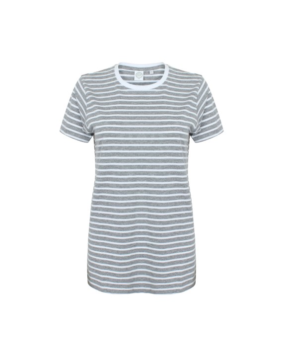 T-Shirts personnalisable SKINNIFIT T-shirt Rayé unisexe