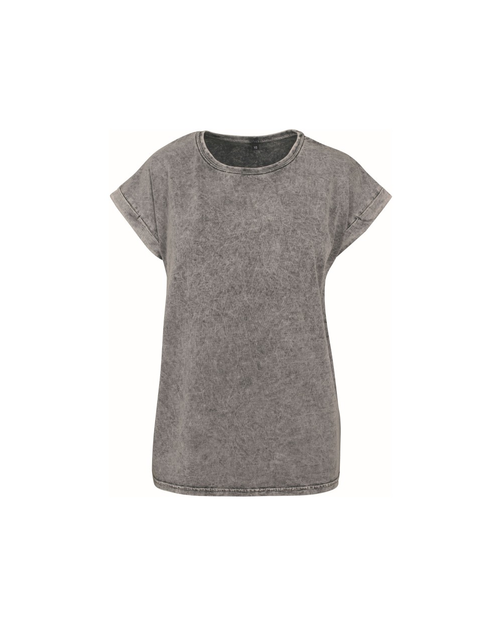 T-shirts BUILD YOUR BRAND LADIES ACID WASHED EXTENDED SHOULDER TEE voor bedrukking &amp; borduring