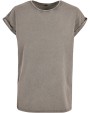 T-Shirts personnalisable BUILD YOUR BRAND LADIES ACID WASHED EXTENDED SHOULDER TEE