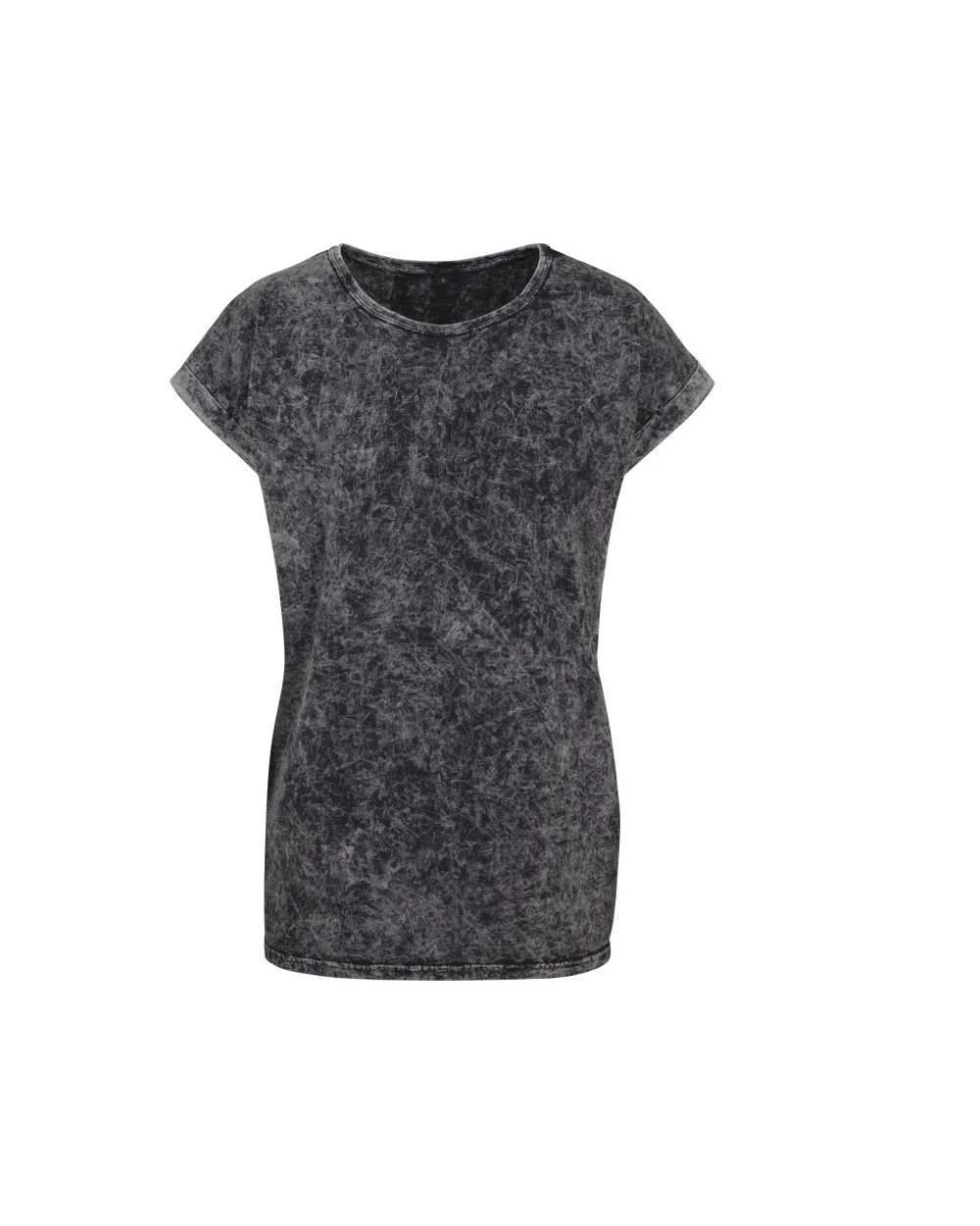 BUILD YOUR BRAND LADIES ACID WASHED EXTENDED SHOULDER TEE T-Shirts personalisierbar