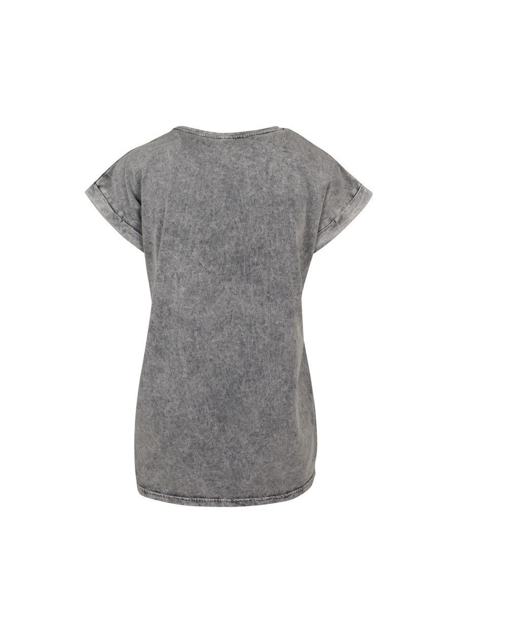 T-shirts BUILD YOUR BRAND LADIES ACID WASHED EXTENDED SHOULDER TEE voor bedrukking &amp; borduring