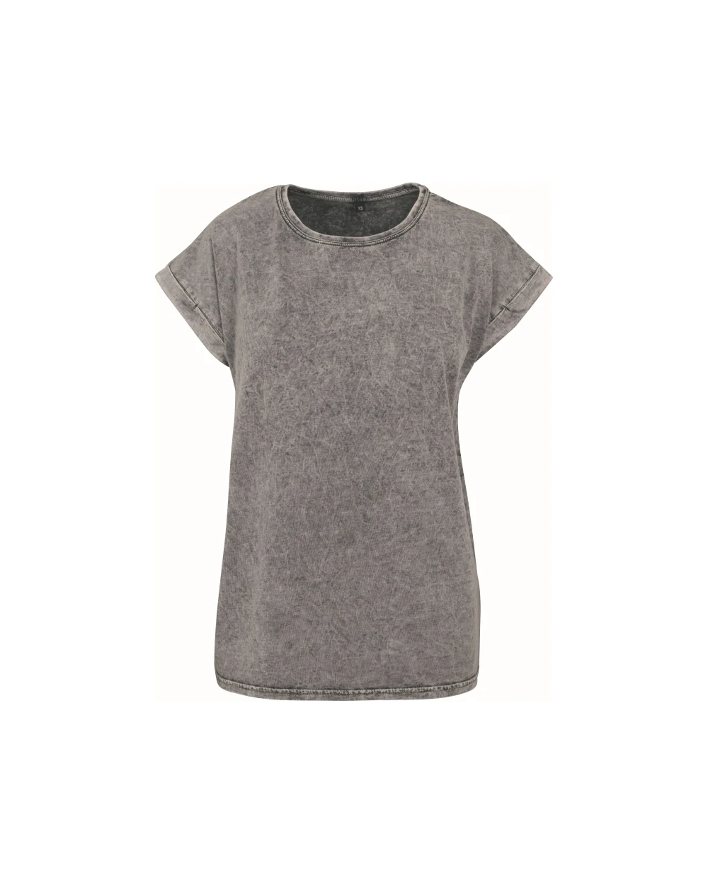 T-shirts BUILD YOUR BRAND LADIES ACID WASHED EXTENDED SHOULDER TEE voor bedrukking &amp; borduring
