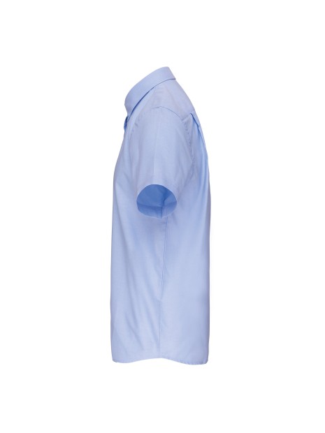 KARIBAN Chemise micro-sergé manches courtes sans repassage /api/colors/7cd11260-06e9-4679-96ce-f0c0cca5092d personnalisable