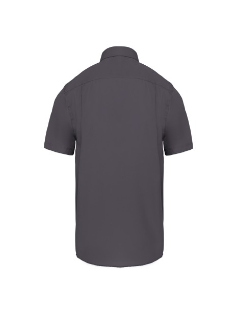 KARIBAN Chemise micro-sergé manches courtes sans repassage /api/colors/a74dfbdb-7821-4e15-a7e5-fe07498d41c7 personnalisable