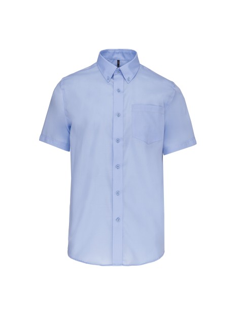 KARIBAN Chemise micro-sergé manches courtes sans repassage /api/colors/7cd11260-06e9-4679-96ce-f0c0cca5092d personnalisable