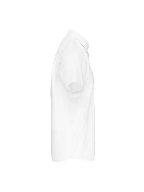KARIBAN Chemise micro-sergé manches courtes sans repassage /api/colors/7a92cd2d-10d2-40b4-928b-296bb7487506 personnalisable