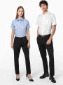 Chemises à personnaliser KARIBAN Chemise micro-sergé manches courtes sans repassage 