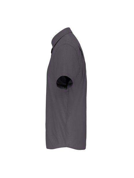 KARIBAN Chemise micro-sergé manches courtes sans repassage /api/colors/a74dfbdb-7821-4e15-a7e5-fe07498d41c7 personnalisable