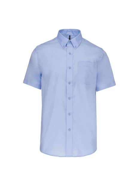 KARIBAN Chemise micro-sergé manches courtes sans repassage /api/colors/7cd11260-06e9-4679-96ce-f0c0cca5092d personnalisable