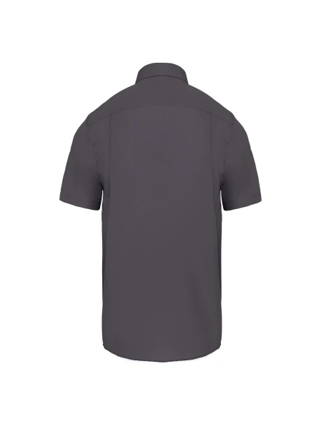 KARIBAN Chemise micro-sergé manches courtes sans repassage /api/colors/a74dfbdb-7821-4e15-a7e5-fe07498d41c7 personnalisable