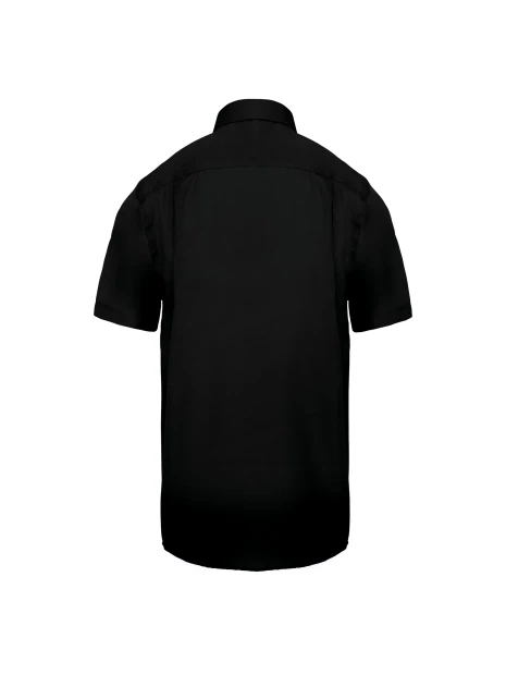 KARIBAN Chemise micro-sergé manches courtes sans repassage /api/colors/b9fdad4a-5e94-45cb-8c03-c08b349b28c3 personnalisable