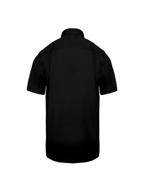 KARIBAN Chemise micro-sergé manches courtes sans repassage /api/colors/b9fdad4a-5e94-45cb-8c03-c08b349b28c3 personnalisable