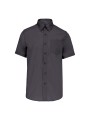 KARIBAN Chemise micro-sergé manches courtes sans repassage /api/colors/a74dfbdb-7821-4e15-a7e5-fe07498d41c7 personnalisable