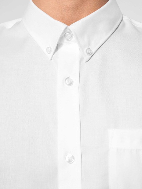 Chemises à personnaliser KARIBAN Chemise micro-sergé manches courtes sans repassage 