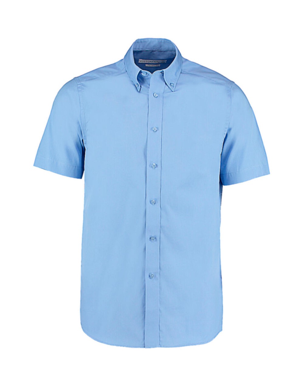 KUSTOM KIT Tailored Fit City Shirt SSL Hemden personalisierbar