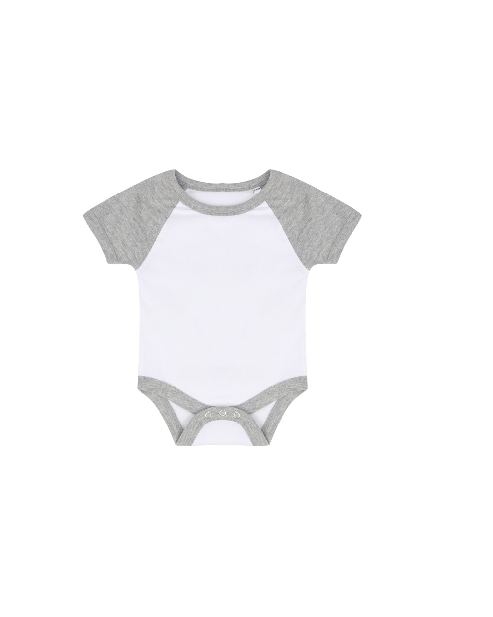 Baby artikelen LARKWOOD SHORT SLEEVED BASEBALL BODYSUIT voor bedrukking &amp; borduring