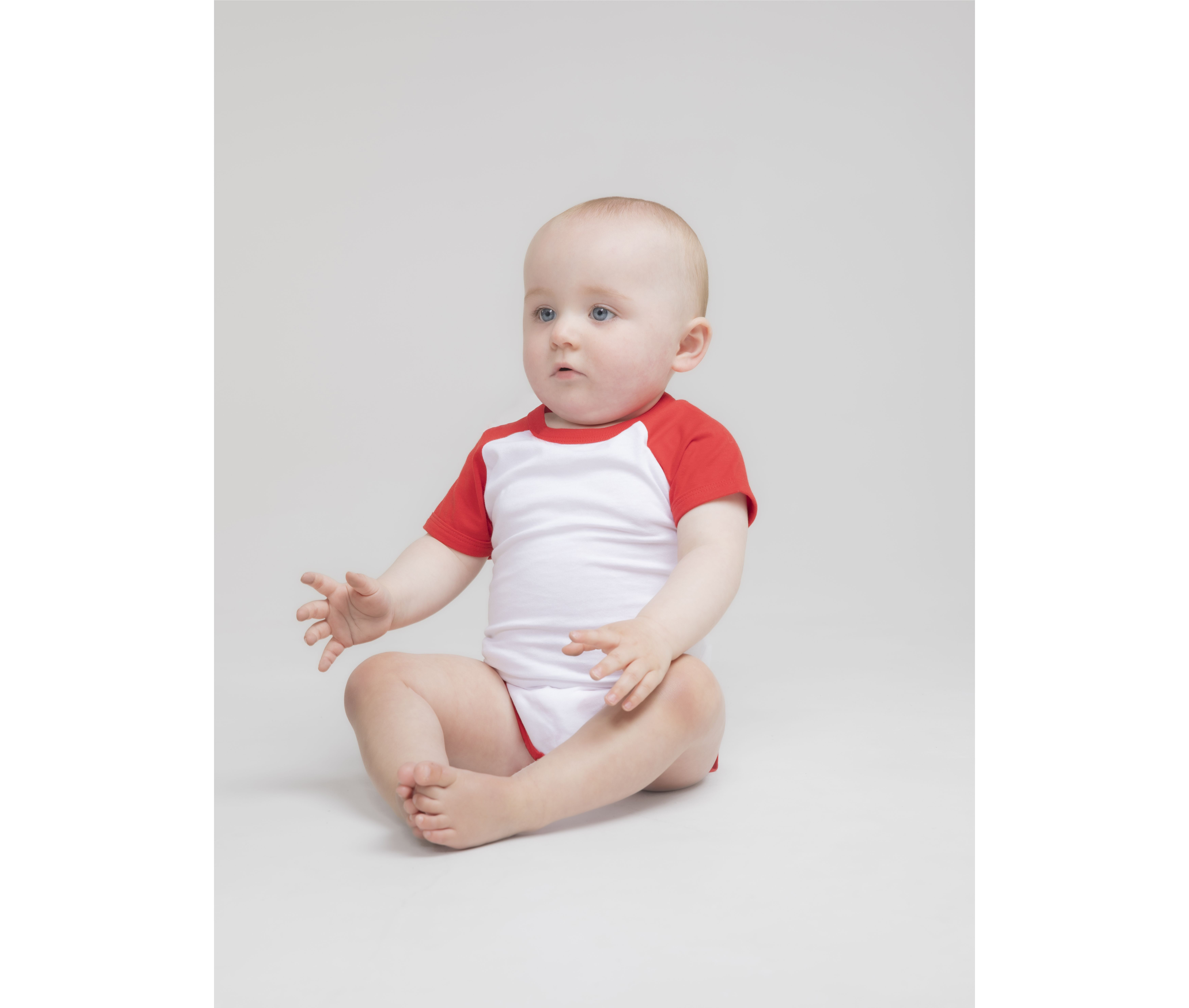 Articles bébés personnalisable LARKWOOD SHORT SLEEVED BASEBALL BODYSUIT