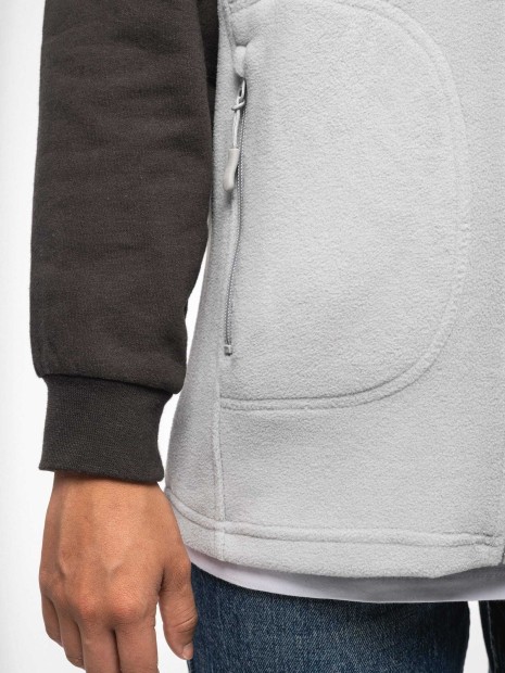 Laines polaires à personnaliser KARIBAN Bodywarmer micropolaire écoresponsable unisexe 