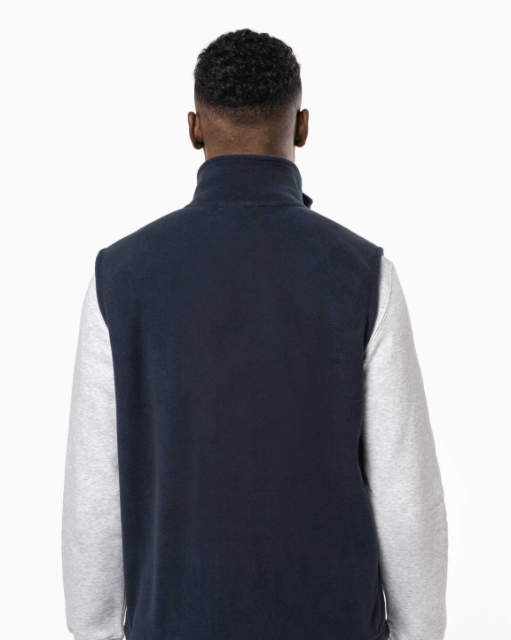 Laines polaires personnalisable KARIBAN Bodywarmer micropolaire écoresponsable unisexe