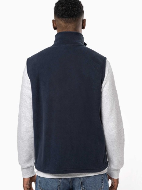 Laines polaires à personnaliser KARIBAN Bodywarmer micropolaire écoresponsable unisexe 