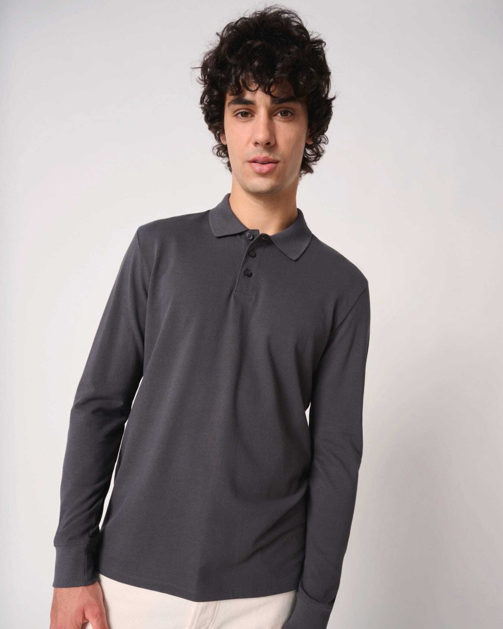Polos personnalisable IDEAL BASIC BRAND Polo piqué LSL homme