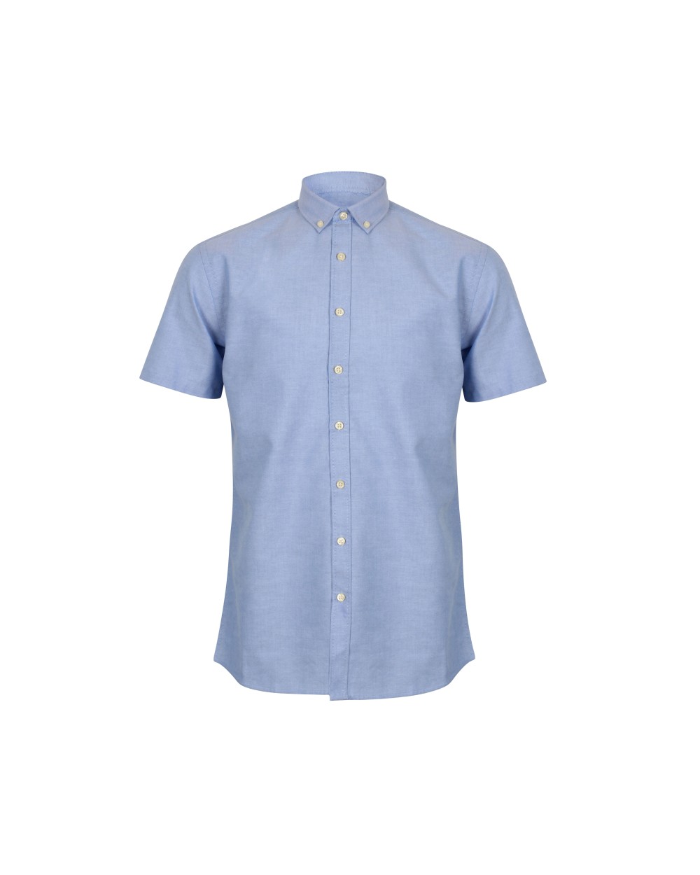 HENBURY MEN’S MODERN S/S OXFORD SHIRT – REGULAR FIT Hemden personalisierbar
