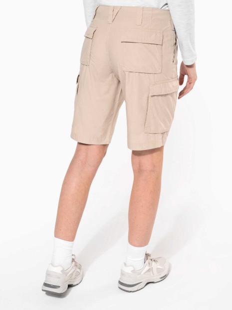 Bermudas & Shorts à personnaliser KARIBAN Bermuda léger multipoches femme 