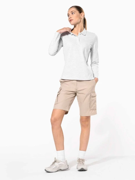 Bermudas & Shorts à personnaliser KARIBAN Bermuda léger multipoches femme 