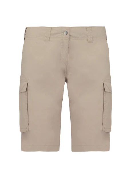 KARIBAN Bermuda léger multipoches femme /api/colors/13a9f258-6ed5-4b44-b30c-6e7b15d934d4 personnalisable