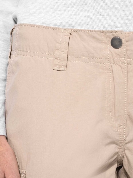 Bermudas & Shorts à personnaliser KARIBAN Bermuda léger multipoches femme 