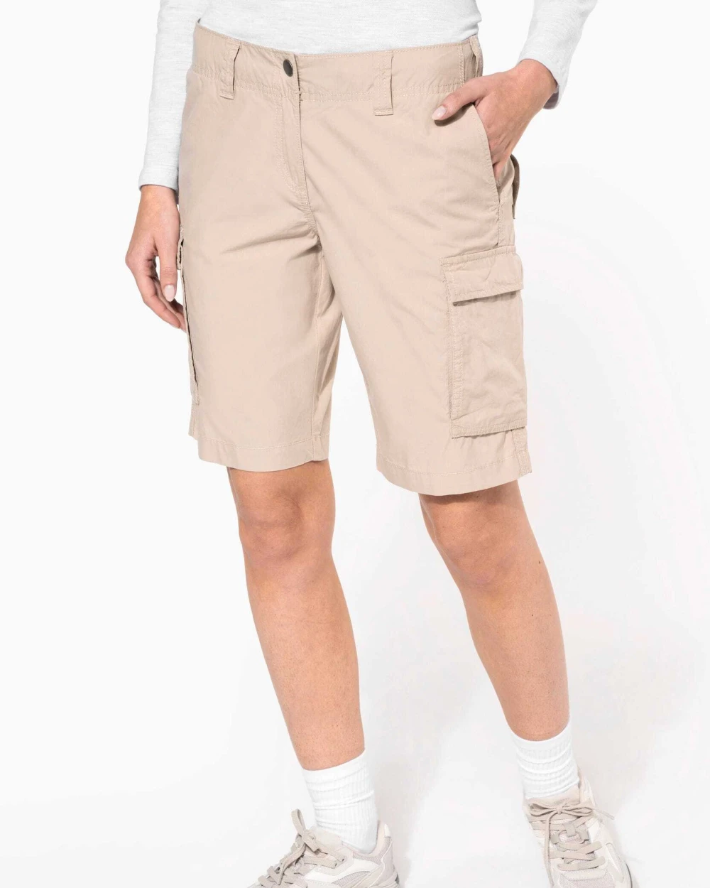 Bermudas & Shorts personnalisable KARIBAN Bermuda léger multipoches femme