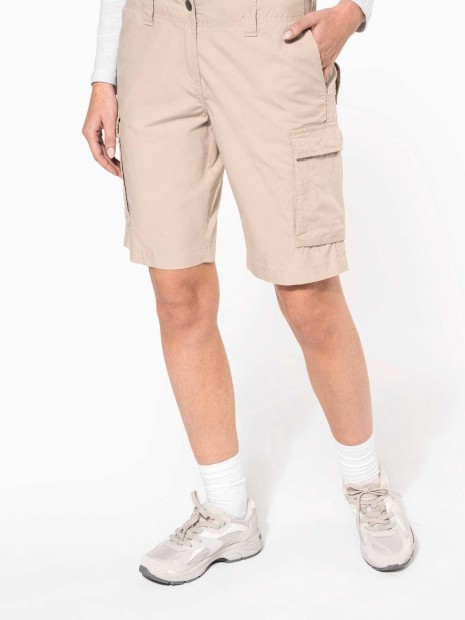 Bermudas & Shorts à personnaliser KARIBAN Bermuda léger multipoches femme 