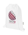 Sacs & Bagagerie personnalisable 4DO Sac Peru Blend de 5 L avec cordon en coton recyclé 180 g/m2 certifié GRS