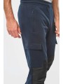 WK. DESIGNED TO WORK Pantalon molleton cargo écoresponsable homme  personnalisable