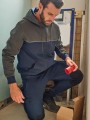 Pantalons à personnaliser WK. DESIGNED TO WORK Pantalon molleton cargo écoresponsable homme 