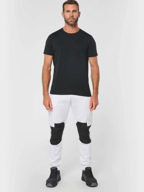 Pantalons à personnaliser WK. DESIGNED TO WORK Pantalon molleton cargo écoresponsable homme 