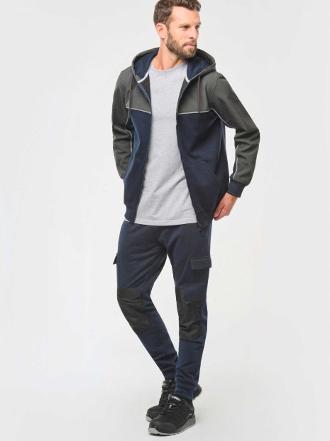 Pantalons à personnaliser WK. DESIGNED TO WORK Pantalon molleton cargo écoresponsable homme 