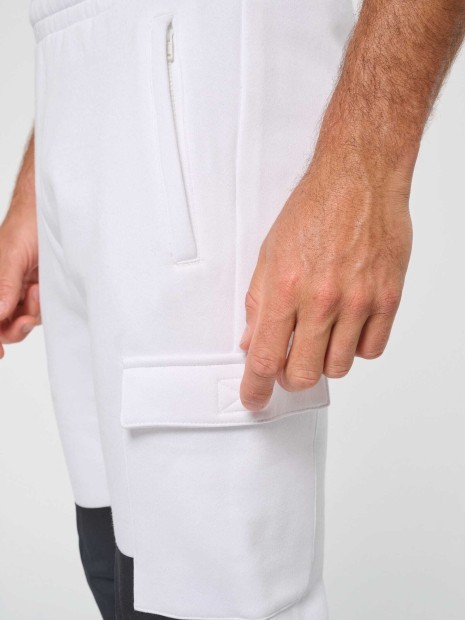 Pantalons à personnaliser WK. DESIGNED TO WORK Pantalon molleton cargo écoresponsable homme 