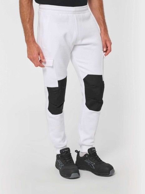 Pantalons à personnaliser WK. DESIGNED TO WORK Pantalon molleton cargo écoresponsable homme 