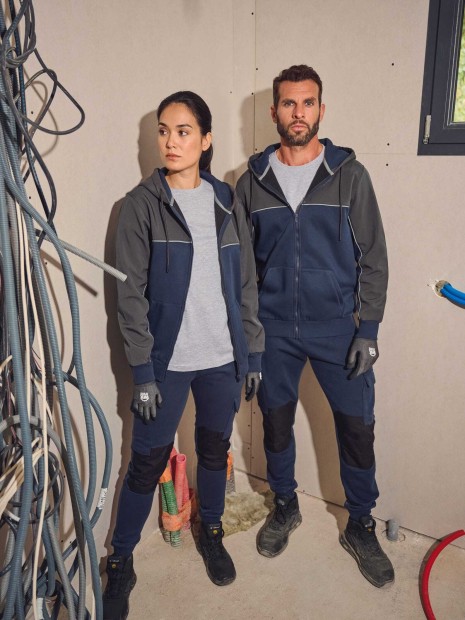 Pantalons à personnaliser WK. DESIGNED TO WORK Pantalon molleton cargo écoresponsable homme 